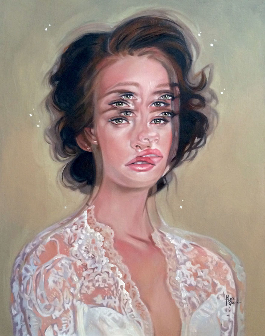 After Having A Heart Attack I Started Painting These Portraits That Will Make You Dizzy