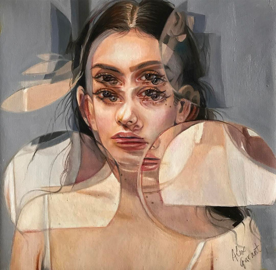 After Having A Heart Attack I Started Painting These Portraits That Will Make You Dizzy