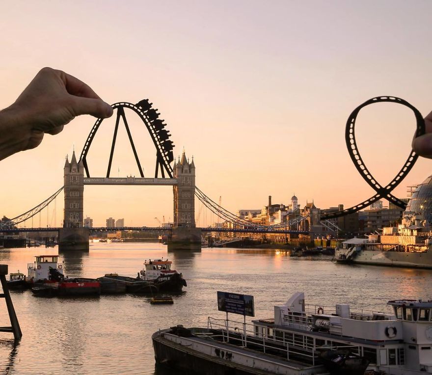 I Keep Transforming Famous Landmarks And Random Places Using Paper Cutouts (New Pics) I Keep Transforming Famous Landmarks And Random Places Using Paper Cutouts (New Pics)