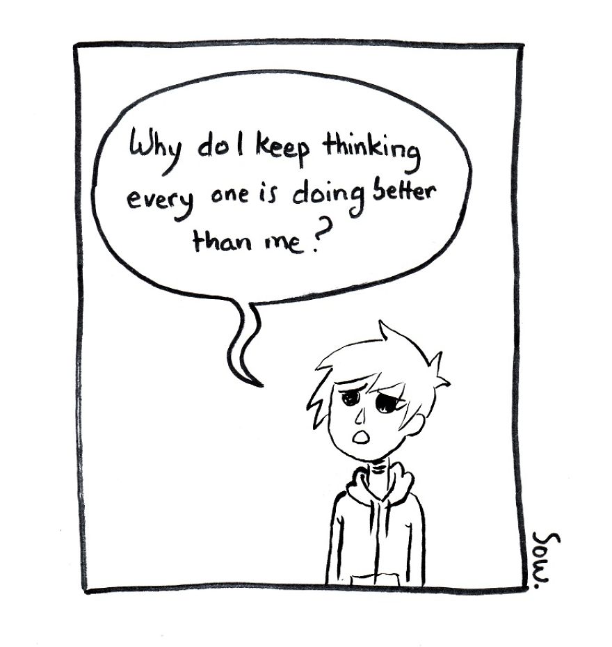I Illustrate My Darkest Thoughts To Help People Understand What It&#8217;s Like To Suffer From Mental Illness