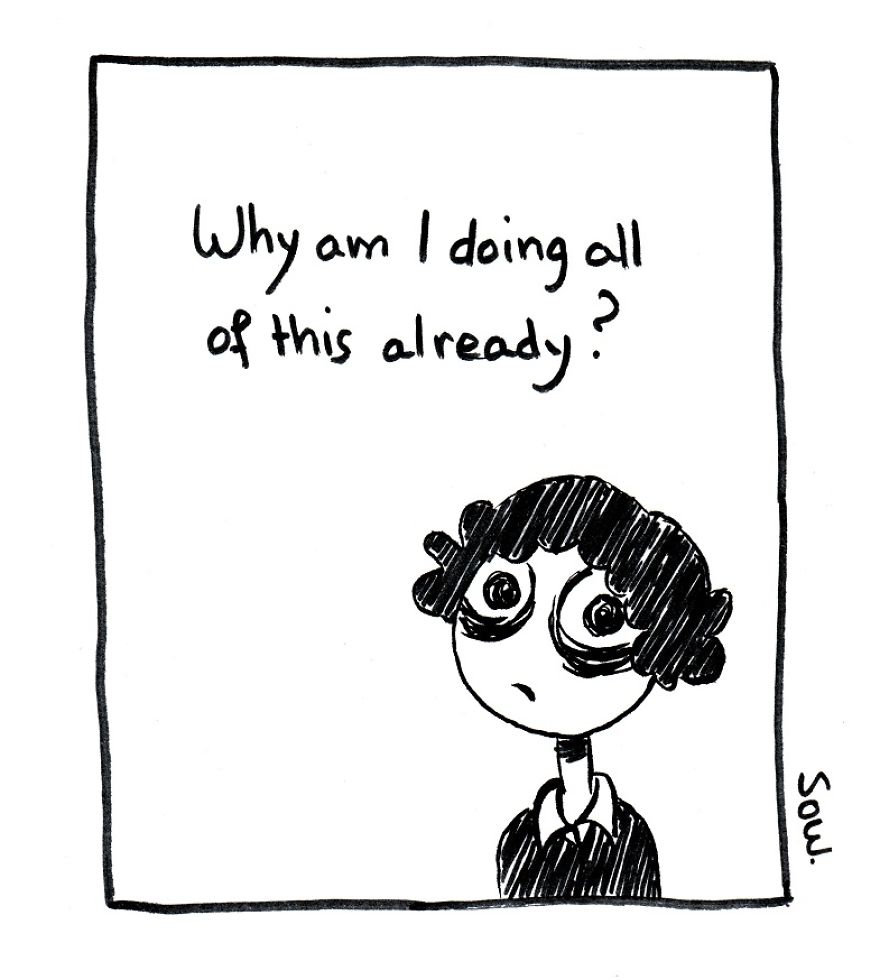 I Illustrate My Darkest Thoughts To Help People Understand What It&#8217;s Like To Suffer From Mental Illness