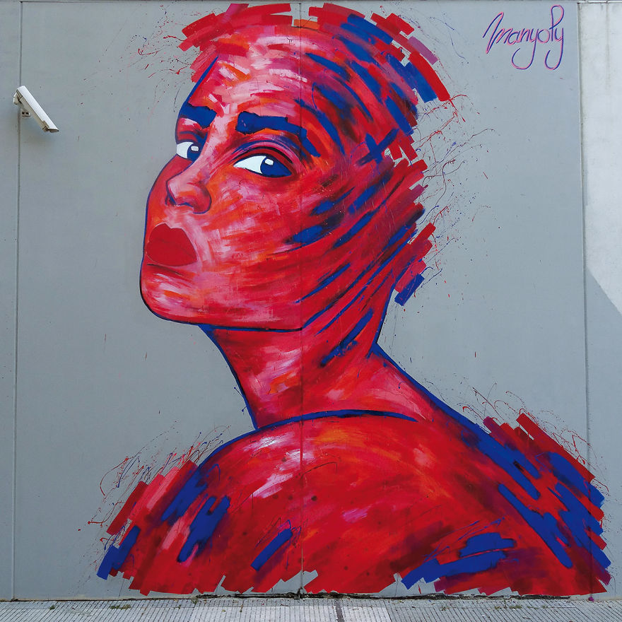 I Paint Colorful Portraits Of Women In The Streets Around The World