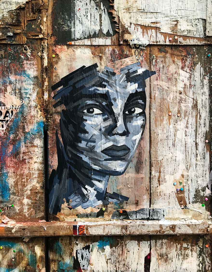 I Paint Colorful Portraits Of Women In The Streets Around The World