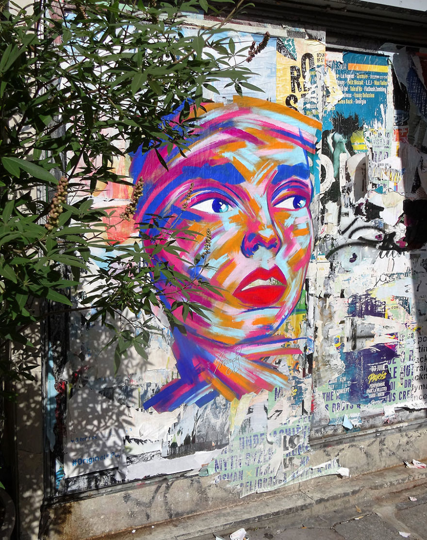 I Paint Colorful Portraits Of Women In The Streets Around The World