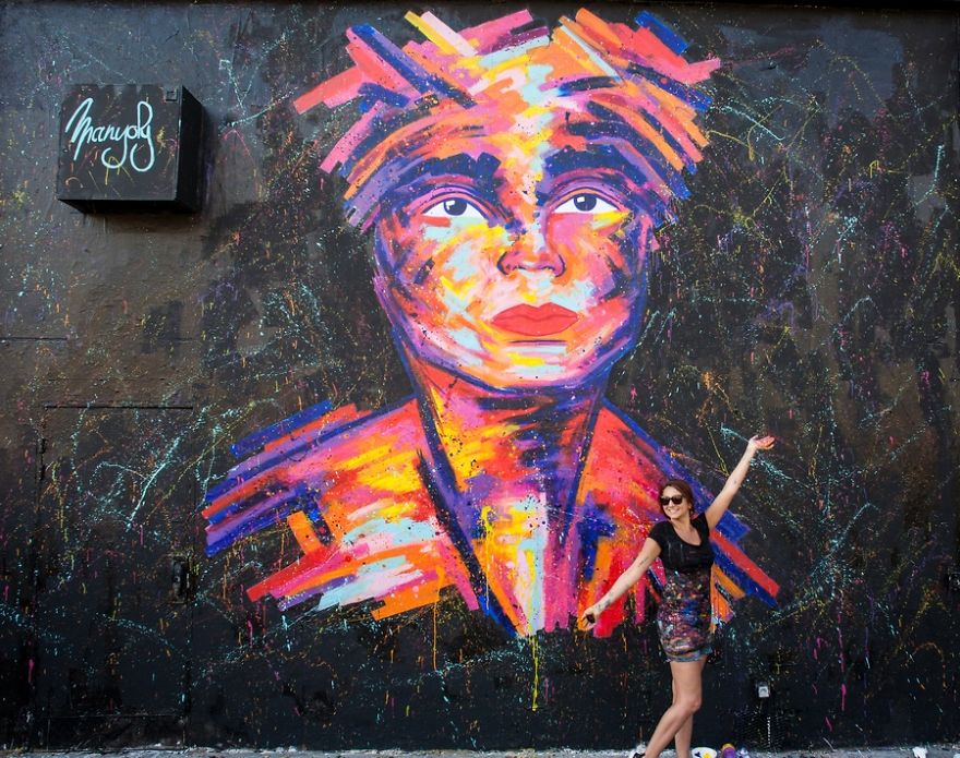 I Paint Colorful Portraits Of Women In The Streets Around The World