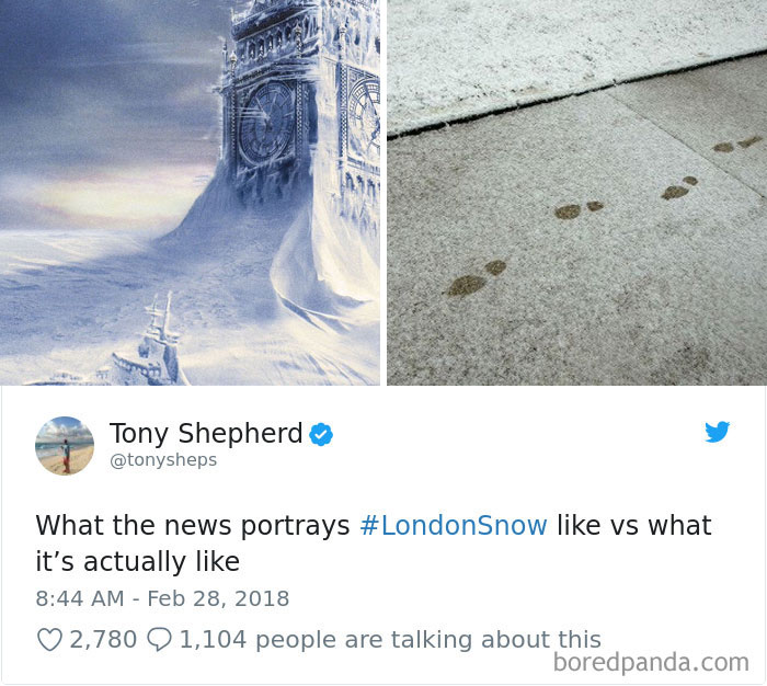 Internet Can&#8217;t Stop Laughing At Brits Who Are In Absolute Chaos Because Of A Little Snow