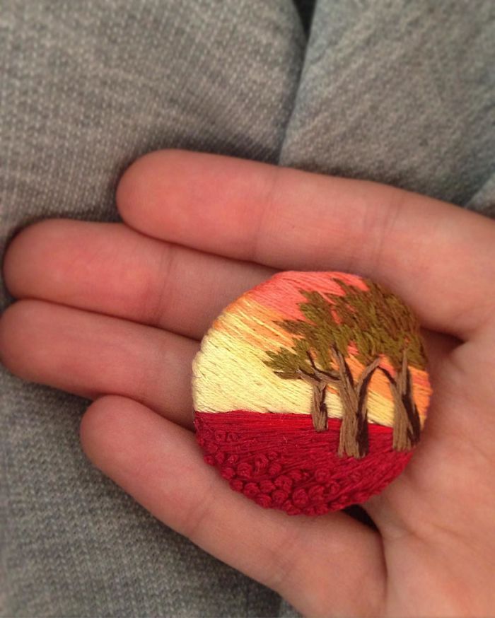 This Embroidery Artist Uses Thread Instead Of Paint To Create Amazing Landscape Scenes This Embroidery Artist Uses Thread Instead Of Paint To Create Amazing Landscape Scenes