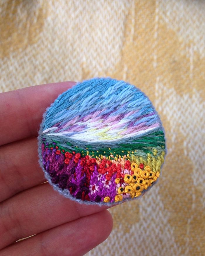 This Embroidery Artist Uses Thread Instead Of Paint To Create Amazing Landscape Scenes This Embroidery Artist Uses Thread Instead Of Paint To Create Amazing Landscape Scenes