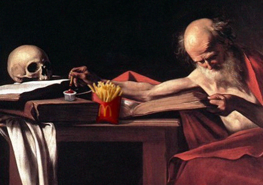 This Guy Continues To Paint Pop-Culture Characters Into Old Thrift-Store Paintings (New Pics) This Guy Continues To Paint Pop-Culture Characters Into Old Thrift-Store Paintings (New Pics)