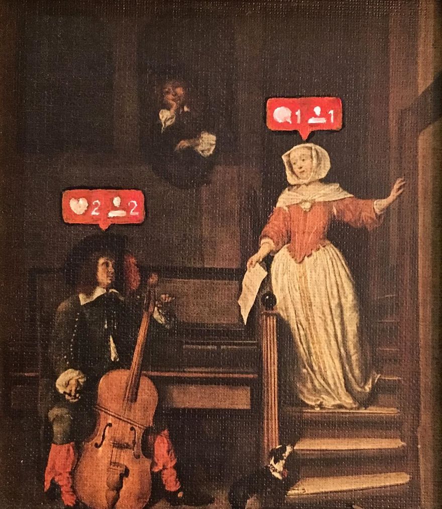 This Guy Continues To Paint Pop-Culture Characters Into Old Thrift-Store Paintings (New Pics) This Guy Continues To Paint Pop-Culture Characters Into Old Thrift-Store Paintings (New Pics)