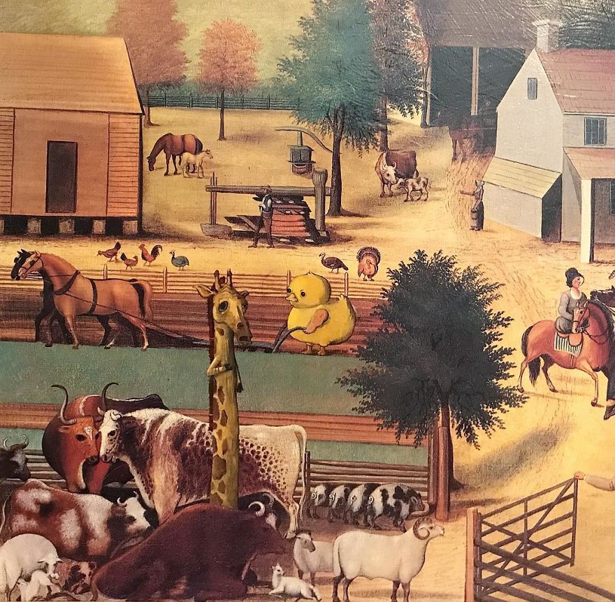 This Guy Continues To Paint Pop-Culture Characters Into Old Thrift-Store Paintings (New Pics) This Guy Continues To Paint Pop-Culture Characters Into Old Thrift-Store Paintings (New Pics)