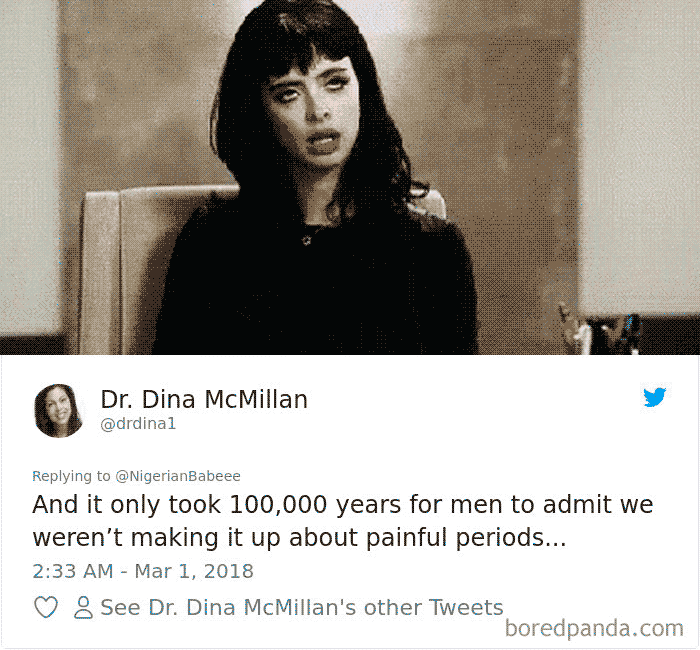 Doctor Says Period Cramps Are Just As Painful As A Heart Attack, The Internet Reacts (30 Pics)