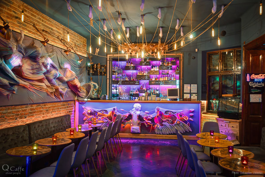 Bunch Of Artists Unite To Design The Interior Of This Surreal Bar And The Details Are Incredible Bunch Of Artists Unite To Design The Interior Of This Surreal Bar And The Details Are Incredible