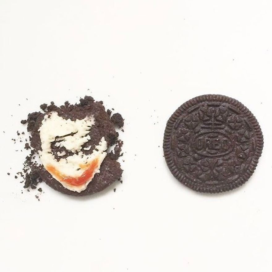 Artist Makes Art With Oreo Fillings And The Result Is &#8220;Delicious&#8221;