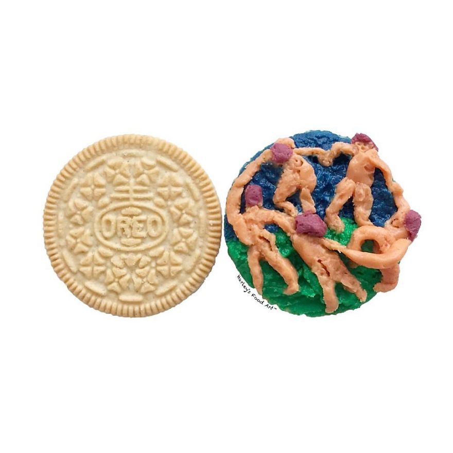 Artist Makes Art With Oreo Fillings And The Result Is &#8220;Delicious&#8221;