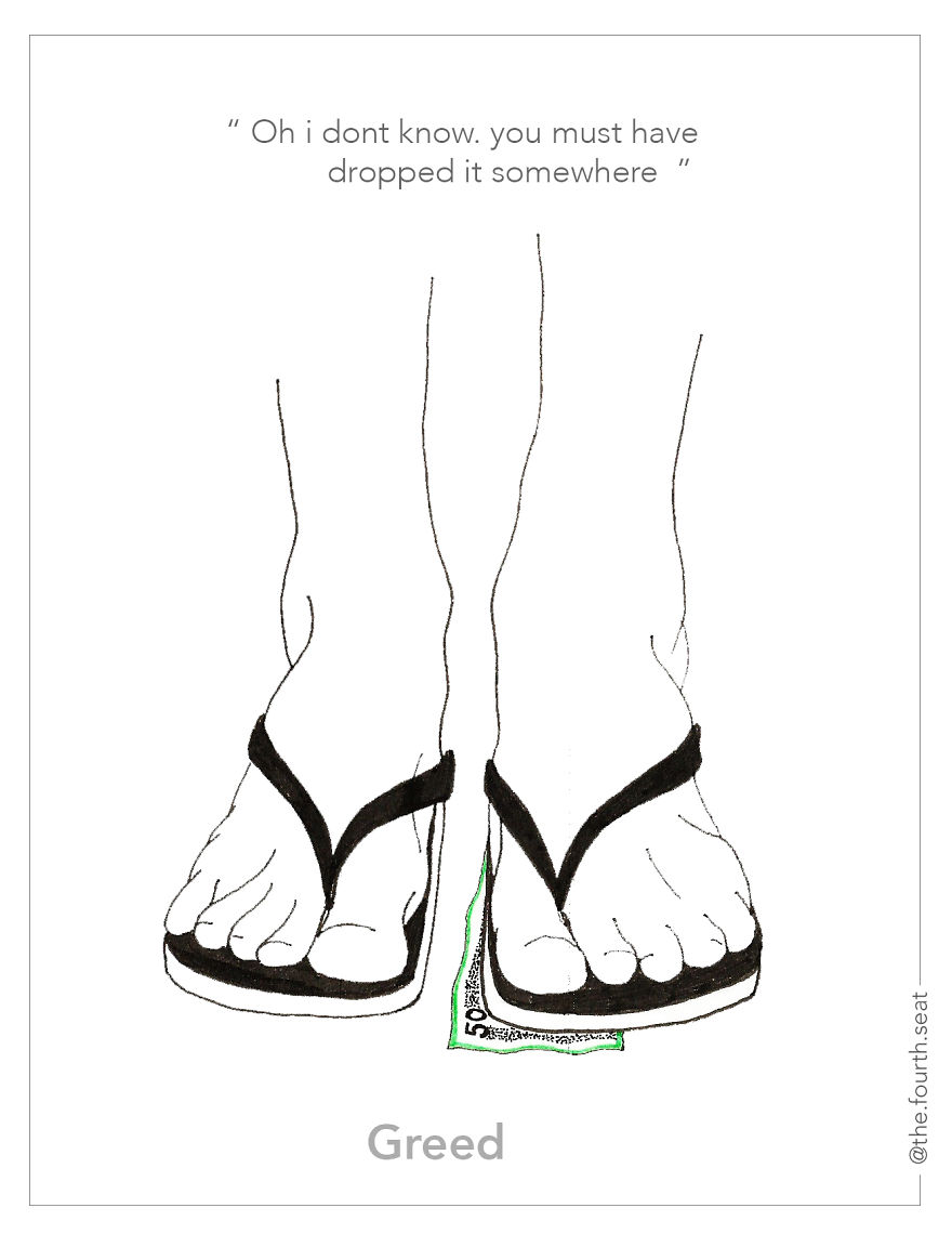 My Minimalistic Representation Of The Se7en Deadly Sins