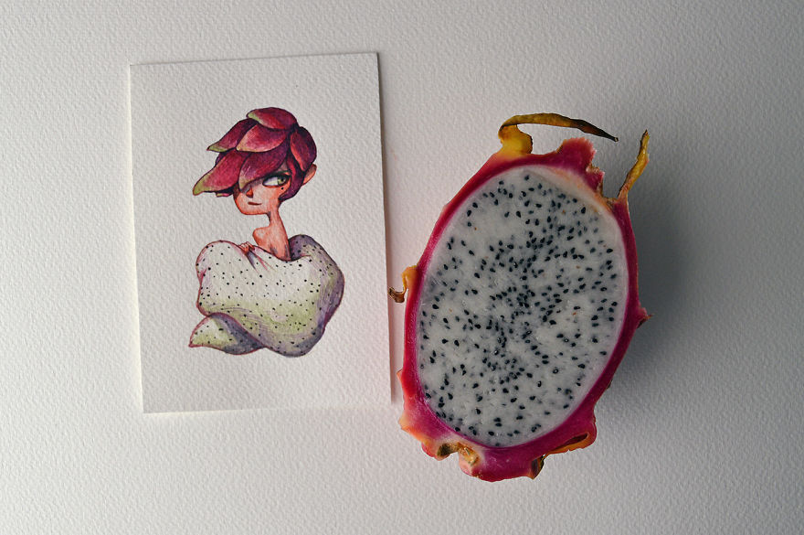 I Spent A Couple Months Re-Imagining Fruits And Vegetables As Watercolor Characters I Spent A Couple Months Re-Imagining Fruits And Vegetables As Watercolor Characters