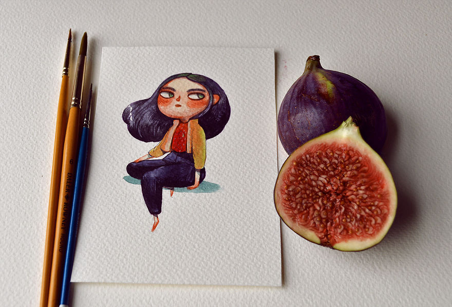 I Spent A Couple Months Re-Imagining Fruits And Vegetables As Watercolor Characters I Spent A Couple Months Re-Imagining Fruits And Vegetables As Watercolor Characters