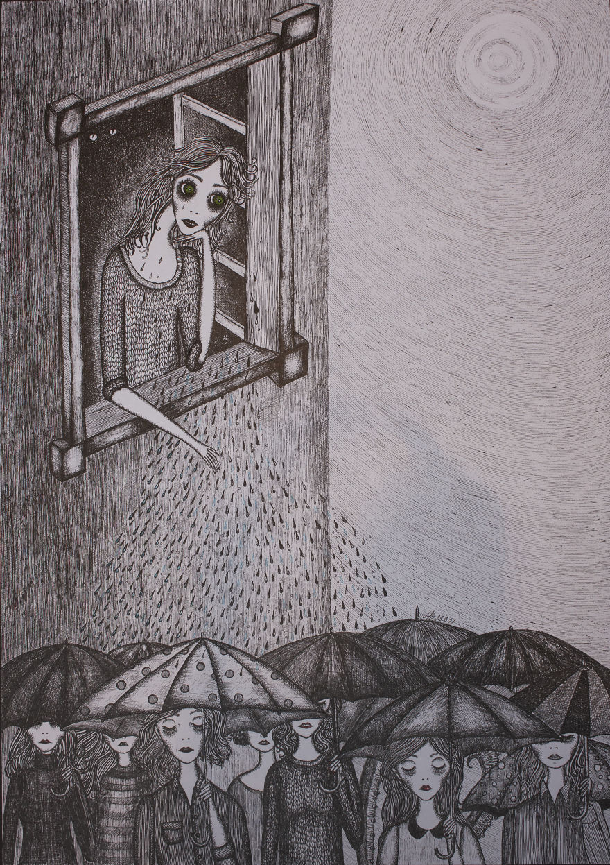 I Project My Inner Life Into Illustrations. I Seek Beauty In Sadness I Project My Inner Life Into Illustrations. I Seek Beauty In Sadness