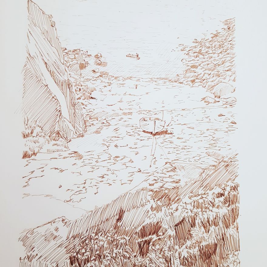 I Started Drawing Using Ink After An Illness I Started Drawing Using Ink After An Illness