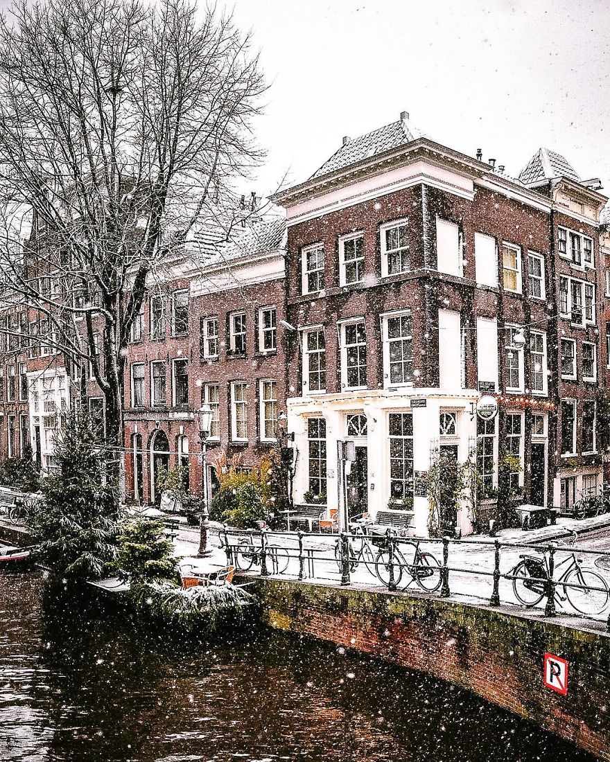 I Photographed Amsterdam Covered By Heavy Snow I Photographed Amsterdam Covered By Heavy Snow