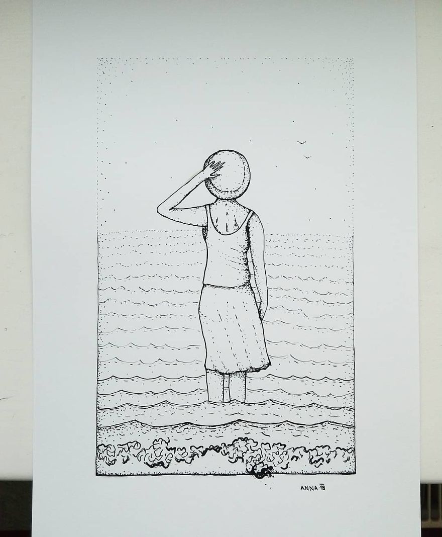 I Enjoy Drawing Ink Dots And Lines