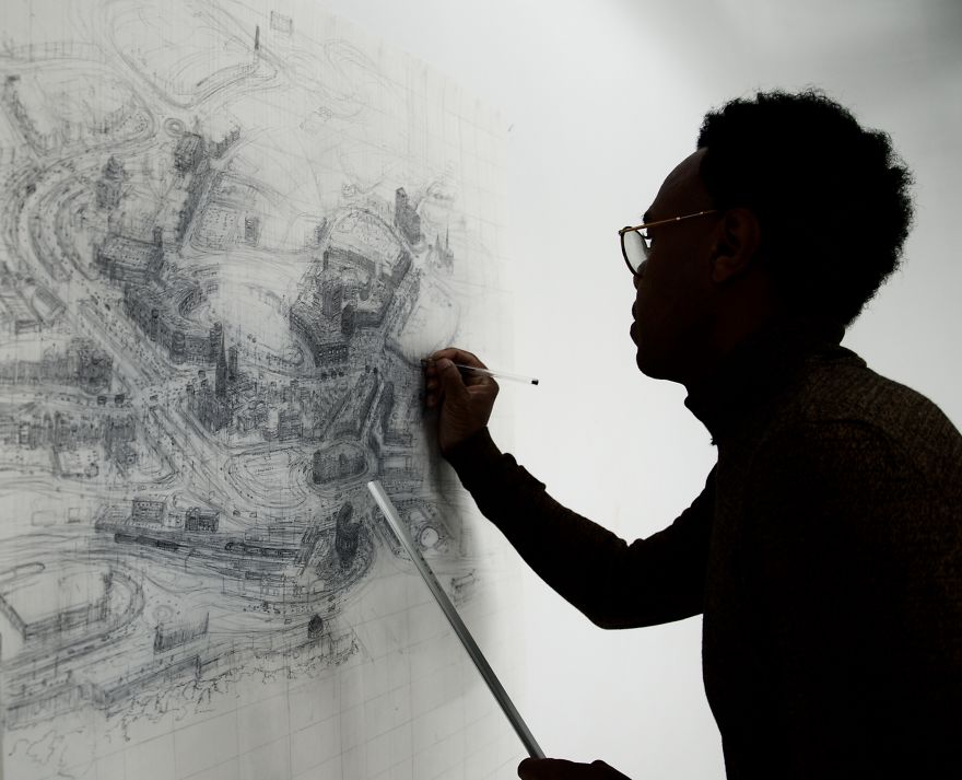 It Took This Artist 3 Months To Complete A Detailed Dundee Cityscape It Took This Artist 3 Months To Complete A Detailed Dundee Cityscape