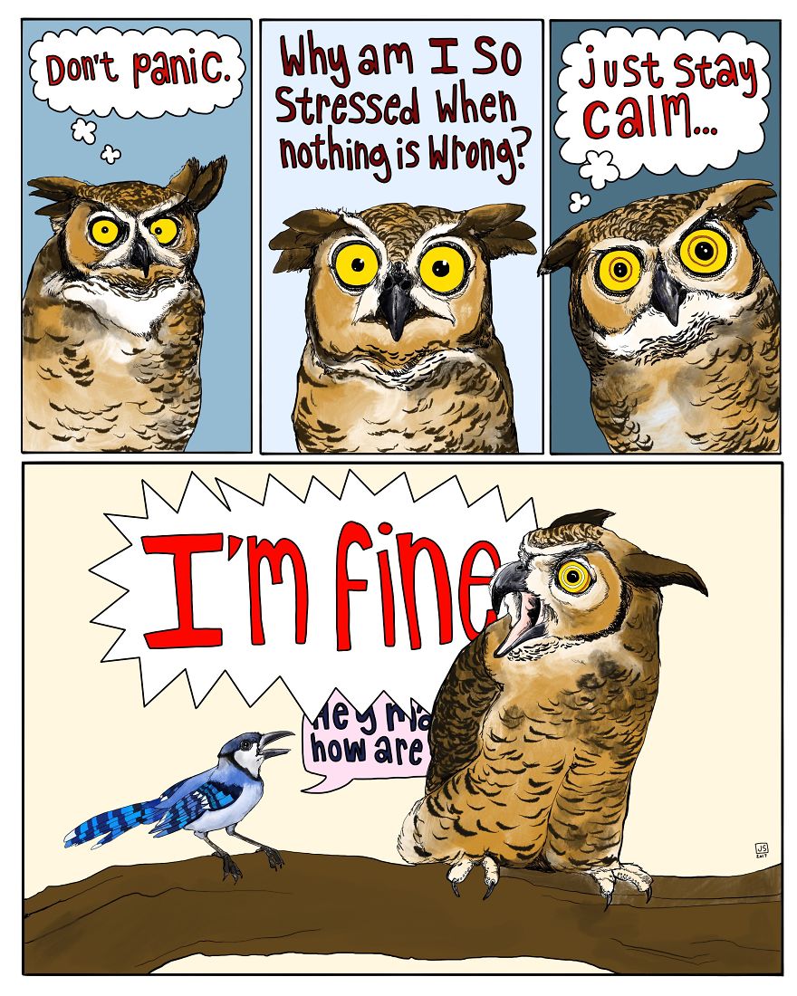 I Make Animal Comics To Cope With Anxiety