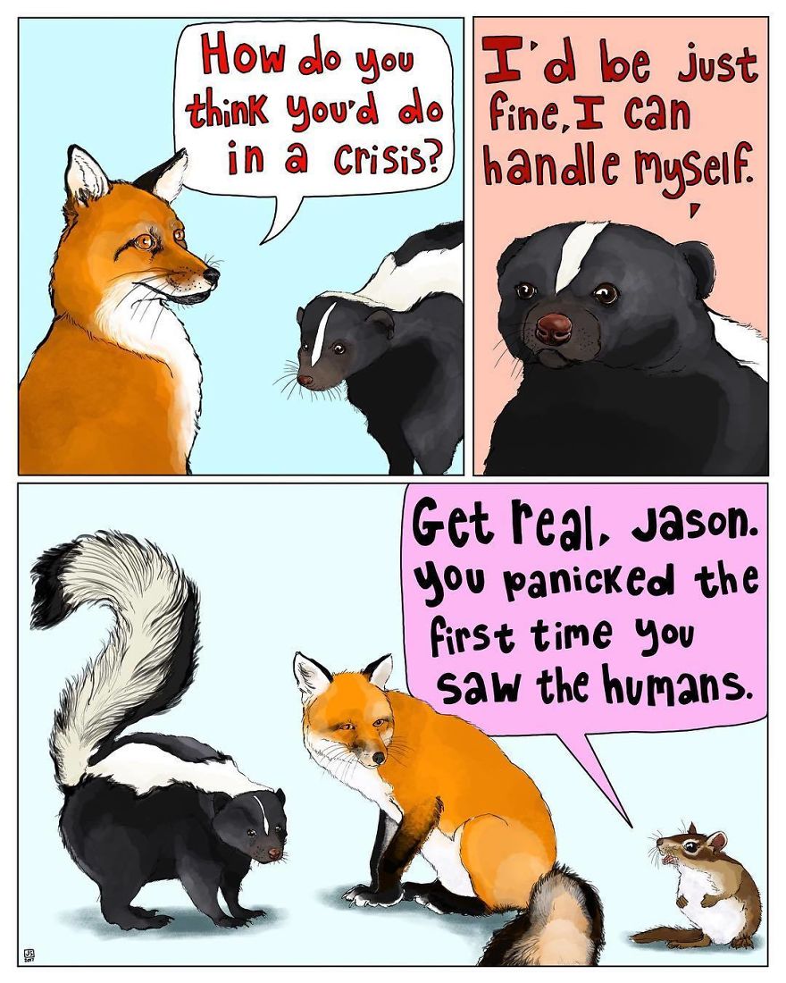 I Make Animal Comics To Cope With Anxiety