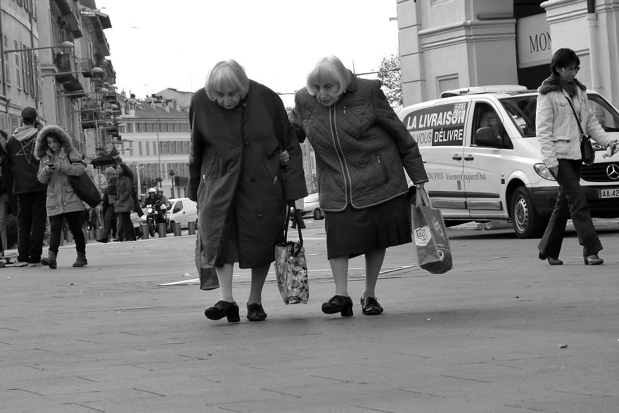 I Saw These Wonderful Twins In Nice, France
