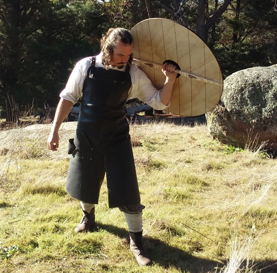 I&#8217;m A Modern Day Blacksmith Trying To Provide The Wider Public With The Historically Accurate Shields They So Desperately Need
