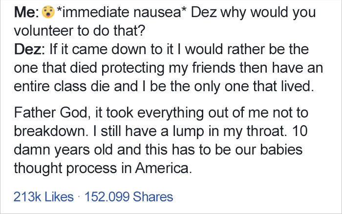 Shocked Mom Asks Why Her Black Son Was Put On Front Line During Shooting Drills, Doesn’t Expect This Response Shocked Mom Asks Why Her Black Son Was Put On Front Line During Shooting Drills, Doesn’t Expect This Response