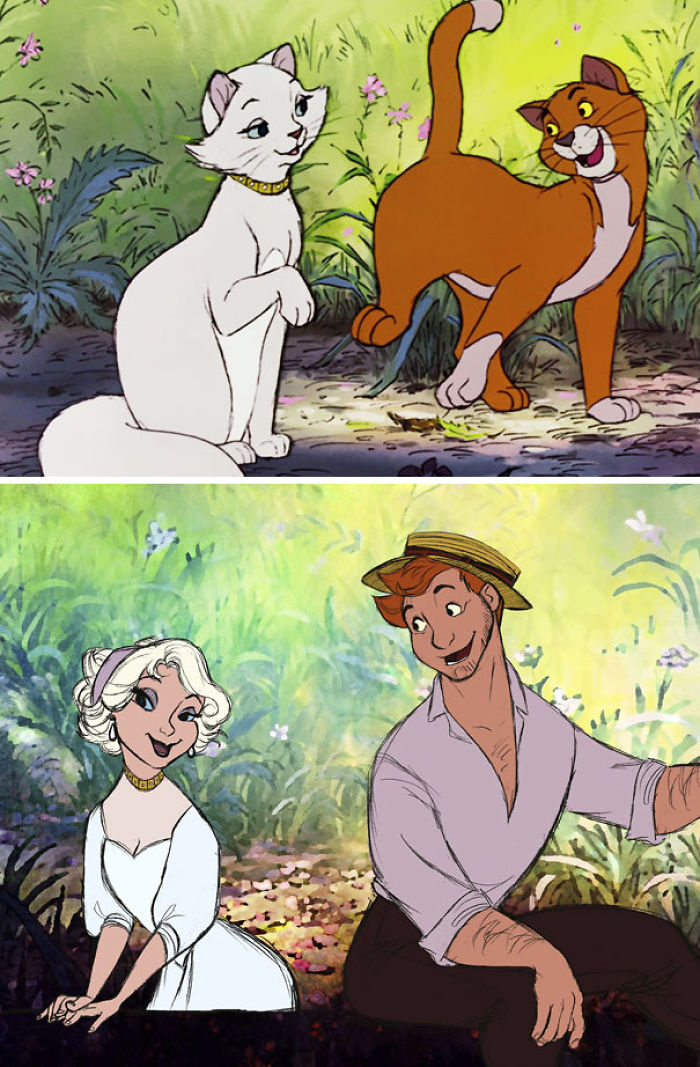 Artists Reimagine Non-Human Cartoon Characters As Humans, And The Results Are Absolutely Awesome Artists Reimagine Non-Human Cartoon Characters As Humans, And The Results Are Absolutely Awesome