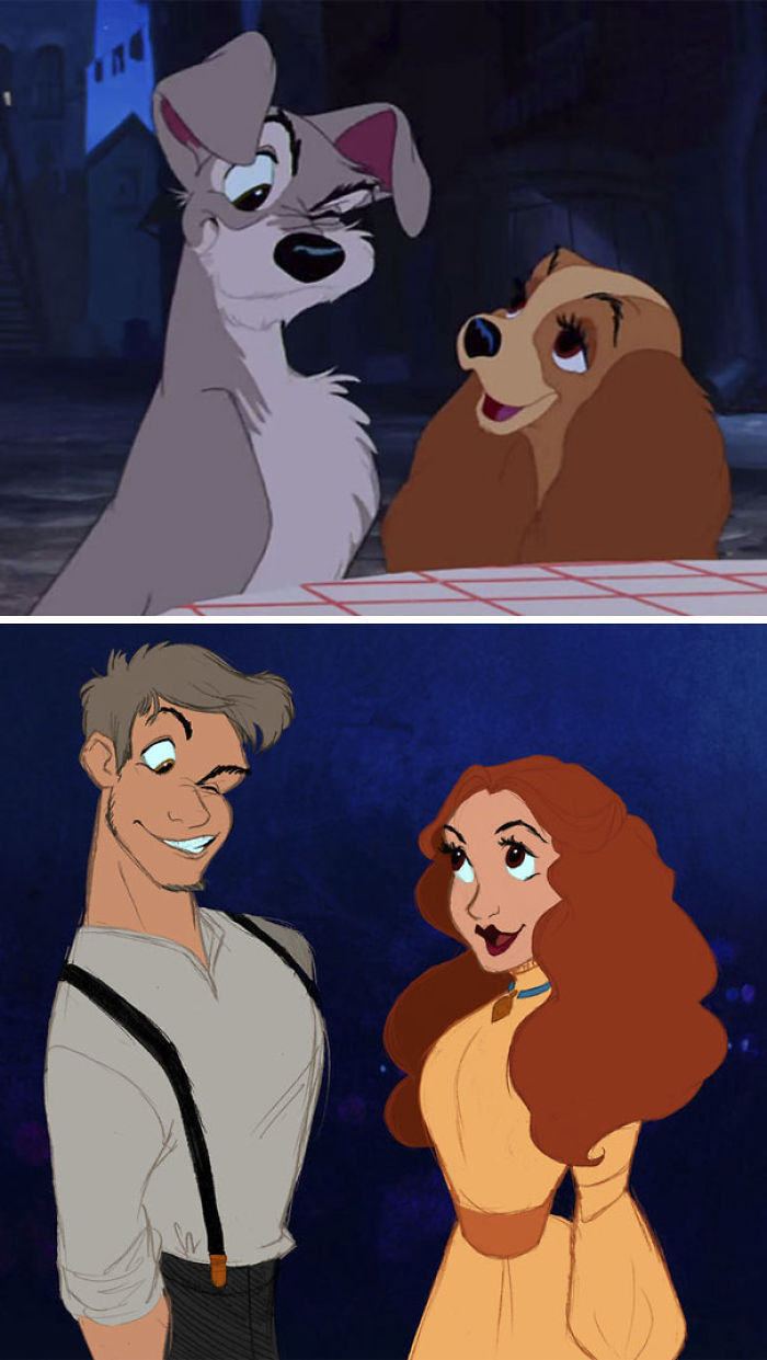 Artists Reimagine Non-Human Cartoon Characters As Humans, And The Results Are Absolutely Awesome Artists Reimagine Non-Human Cartoon Characters As Humans, And The Results Are Absolutely Awesome