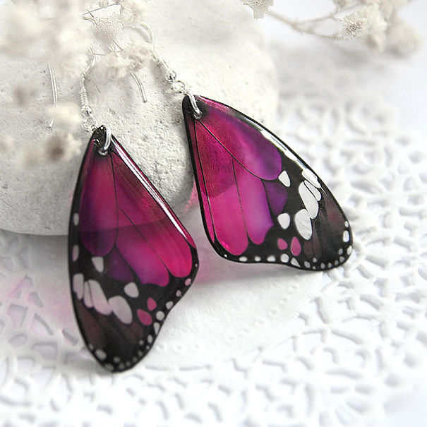 I Create Beautiful Realistic Butterfly Earrings