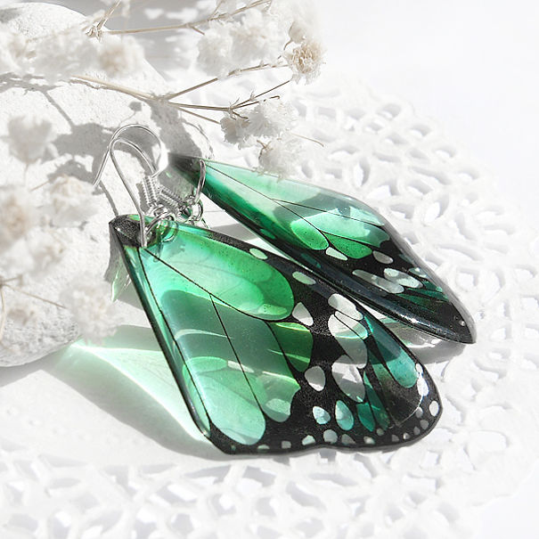 I Create Beautiful Realistic Butterfly Earrings