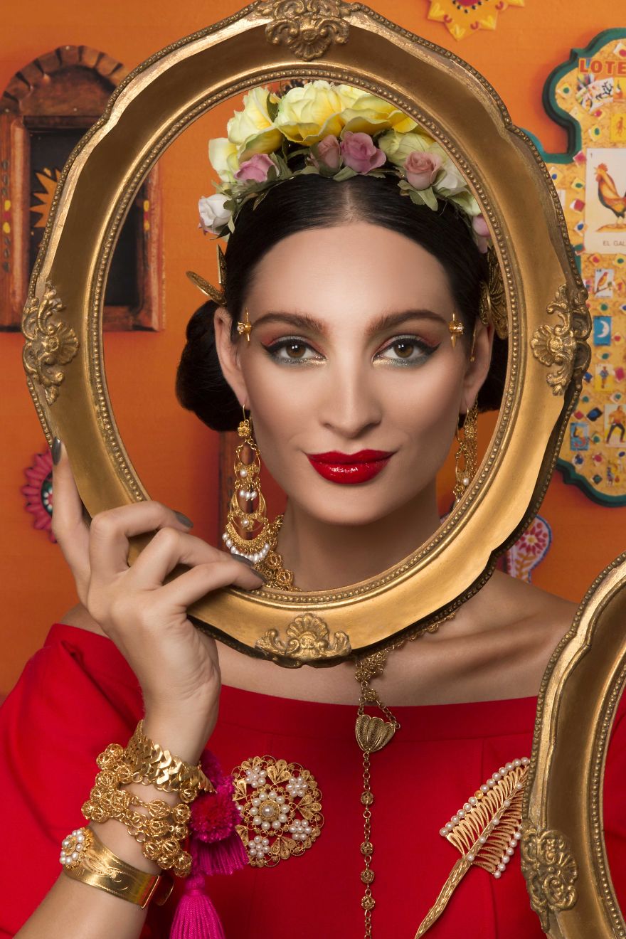 Frida Kahlo, Gustav Klimt And Other Artists Inspire This Jewellery Editorial By Ryan Houssari