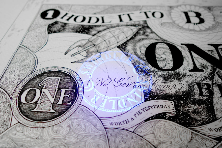 How Bitcoin Bill Would Look Like !