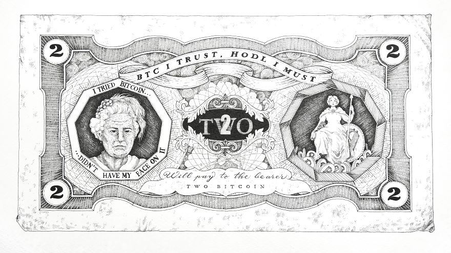 How Bitcoin Bill Would Look Like !