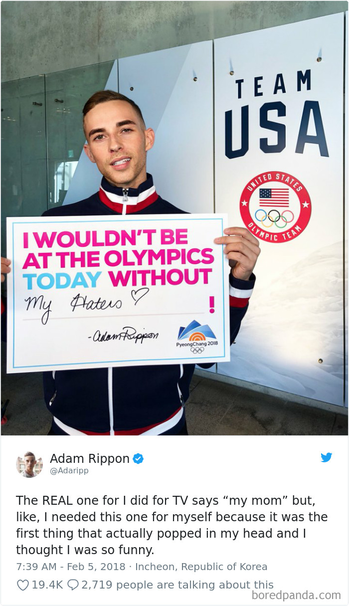 30 Times Olympic Figure Skater Adam Rippon Should Have Won A Medal For His Epic Tweets