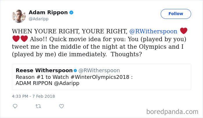 30 Times Olympic Figure Skater Adam Rippon Should Have Won A Medal For His Epic Tweets 30 Times Olympic Figure Skater Adam Rippon Should Have Won A Medal For His Epic Tweets