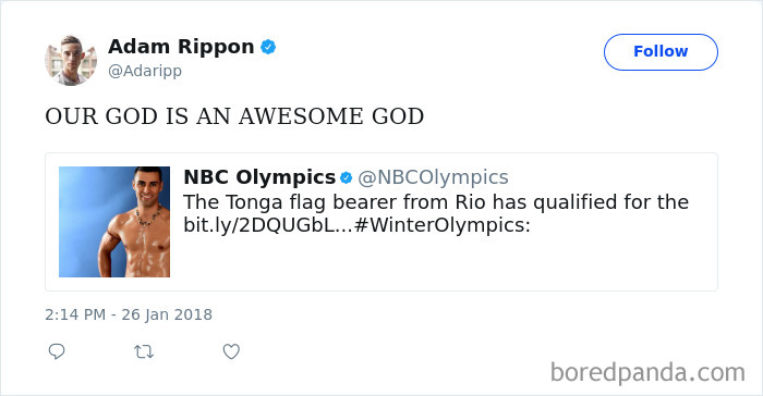 30 Times Olympic Figure Skater Adam Rippon Should Have Won A Medal For His Epic Tweets
