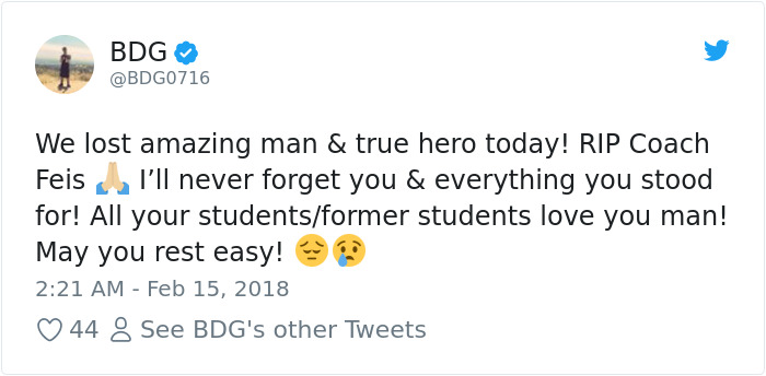 Hero Coach Jumps In Front Of Bullets To Shield Students During Florida Mass Shooting Hero Coach Jumps In Front Of Bullets To Shield Students During Florida Mass Shooting