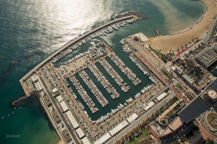 Barcelona From Bird’s-Eye View Barcelona From Bird’s-Eye View