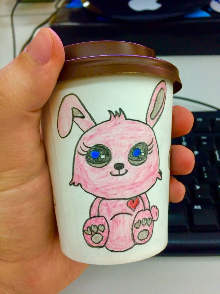 I Like To Draw On Coffee Cups