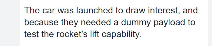 Someone Tries To Attack Elon Musk For Spending $90M To Launch Car Into Space, Gets Brilliantly Shut Down Someone Tries To Attack Elon Musk For Spending $90M To Launch Car Into Space, Gets Brilliantly Shut Down