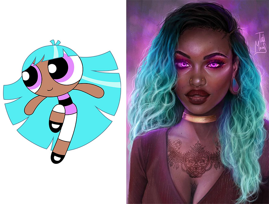 Artist Makes More Realistic Versions Of Cartoon Characters, And The Result Is Amazing
