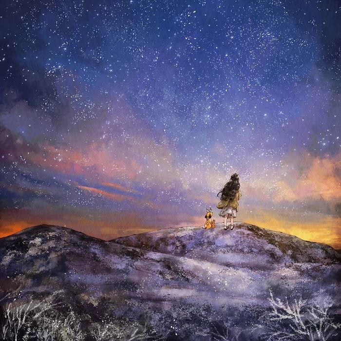 Happiness In Living Alone Revealed In 65 Illustrations By Korean Artist Happiness In Living Alone Revealed In 65 Illustrations By Korean Artist