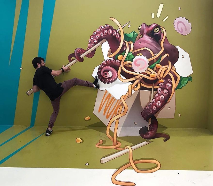 The Three-Dimensional Art Of Brain Mash Will Confuse Your Brain