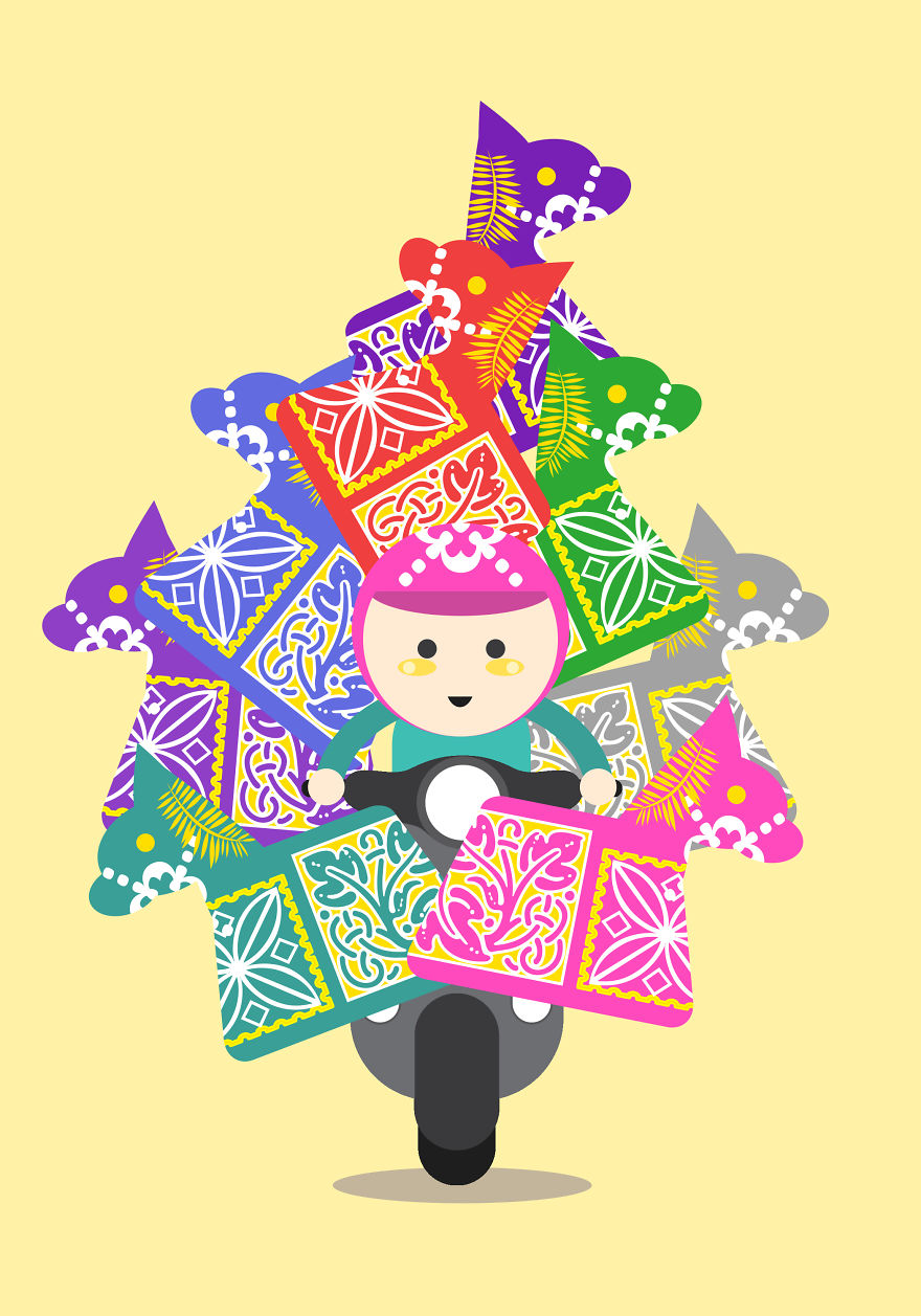 I Illustrate The Amazing Loads Of Motorbikes In Hanoi, Vietnam (Part 2) I Illustrate The Amazing Loads Of Motorbikes In Hanoi, Vietnam (Part 2)